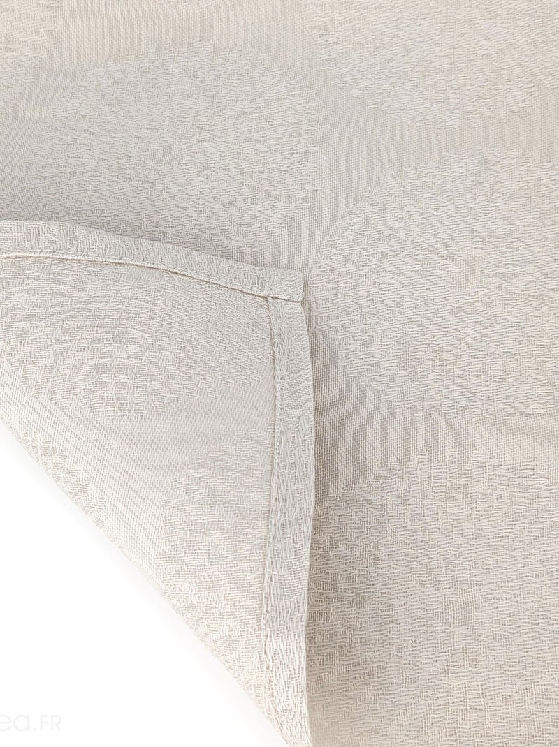 Chemin de table coton HÉLIOS Ecru - Kiabi