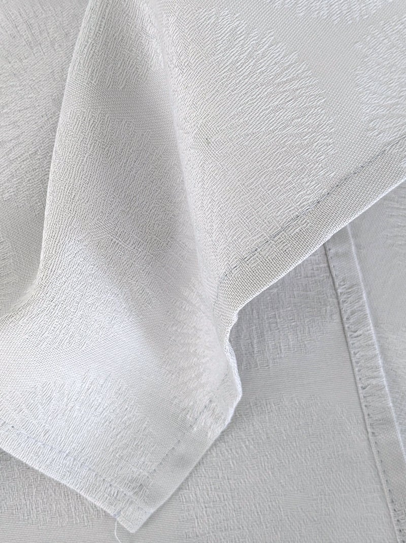 Chemin de table coton HÉLIOS Gris perle - Kiabi