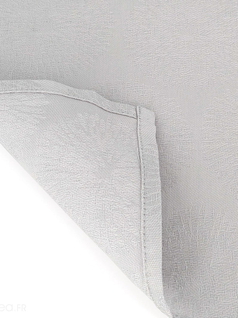Chemin de table coton HÉLIOS Gris perle - Kiabi