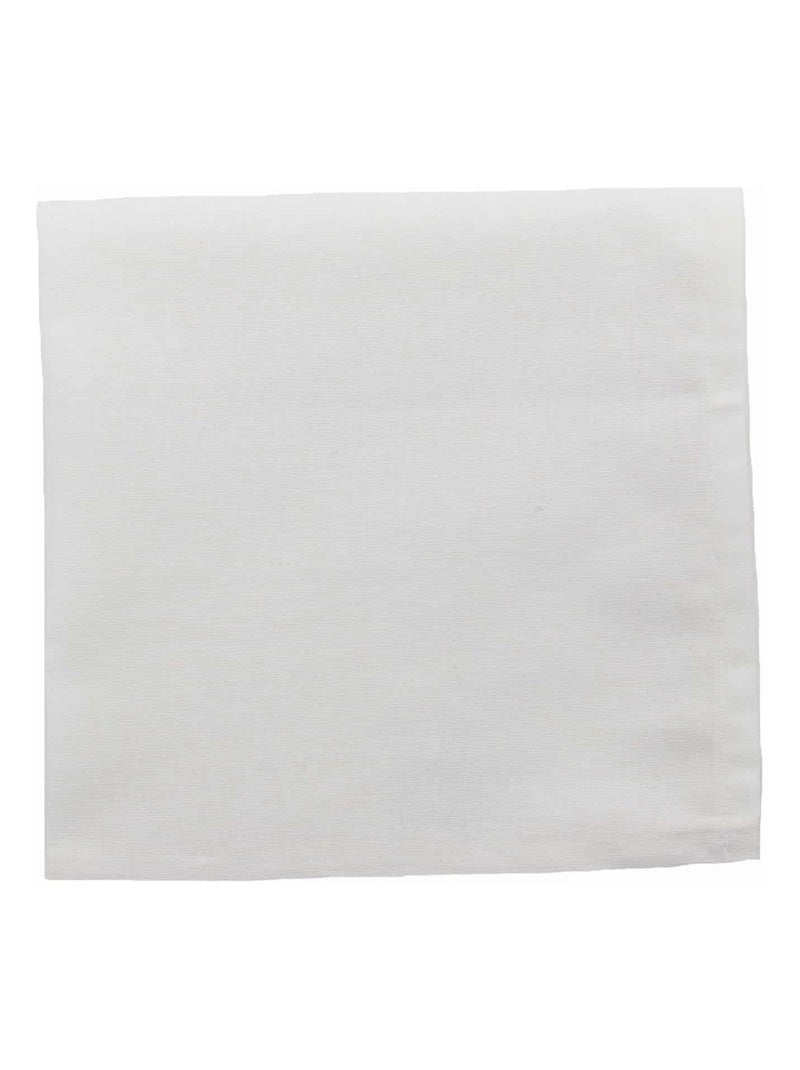 Chemin de table coton lin METIS Blanc - Kiabi