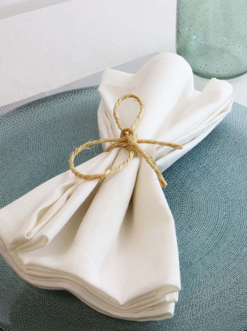 Chemin de table coton lin METIS Gris - Kiabi