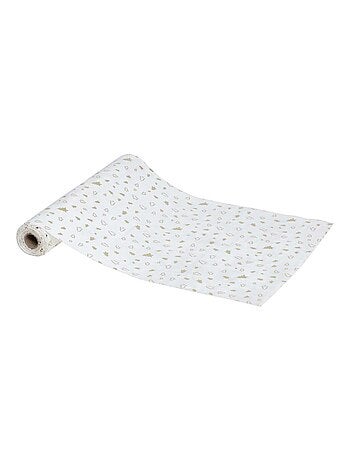 Chemin de table de Noël Sapin effet velours