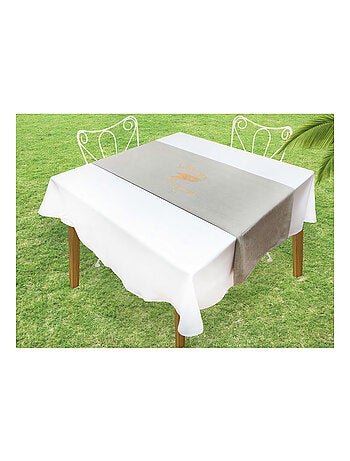 Chemin de table en coton BAGUETTE, par Soleil d'ocre