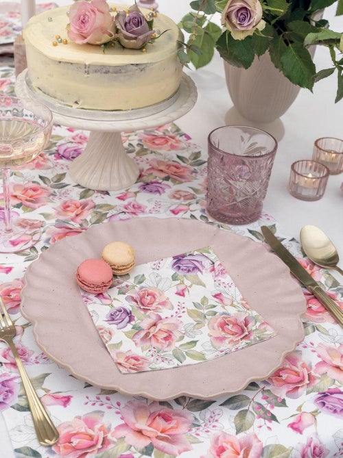 Chemin de table en coton Josephine - Kiabi