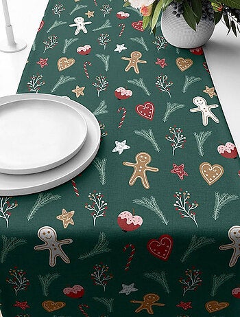 Chemin de table en coton Noël