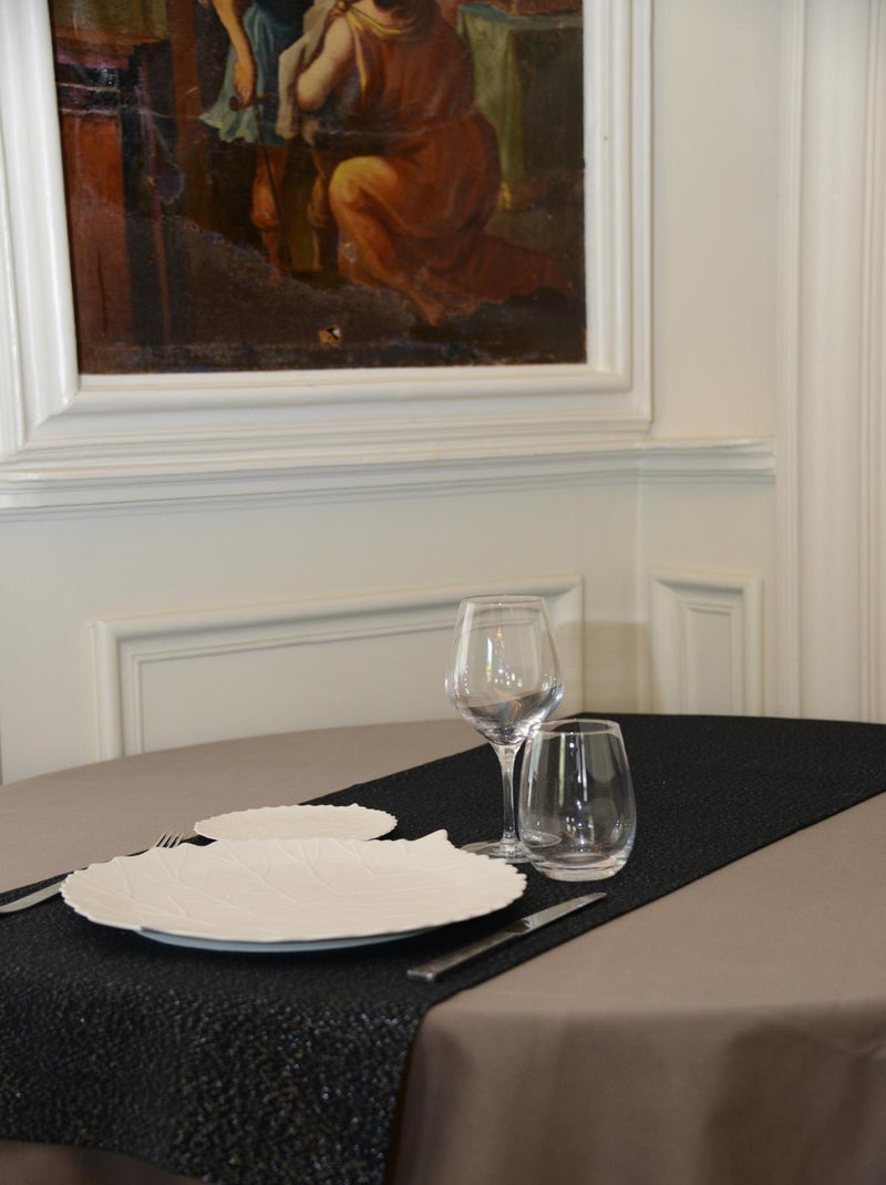 Chemin de table Etincelle Noir - Kiabi