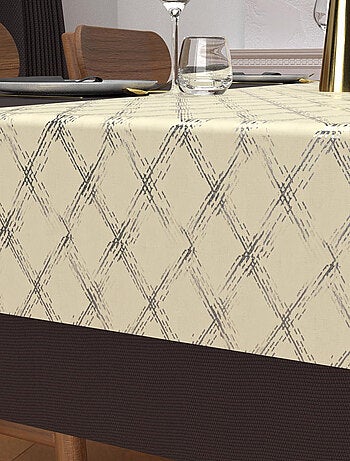 Chemin de table festif en pur coton 40x180 cm CELESTE, par Soleil d'Ocre