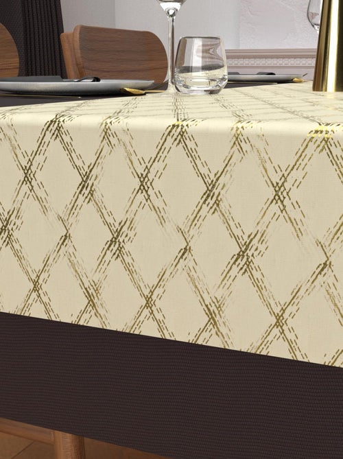 Chemin de table festif en pur coton 40x180 cm CELESTE, par Soleil d'Ocre - Kiabi