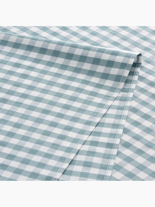Chemin de table rectangulaire en coton à carreaux vichy, résistant à l'eau - gamusi. - Kiabi