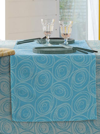 Chemin de table spirale