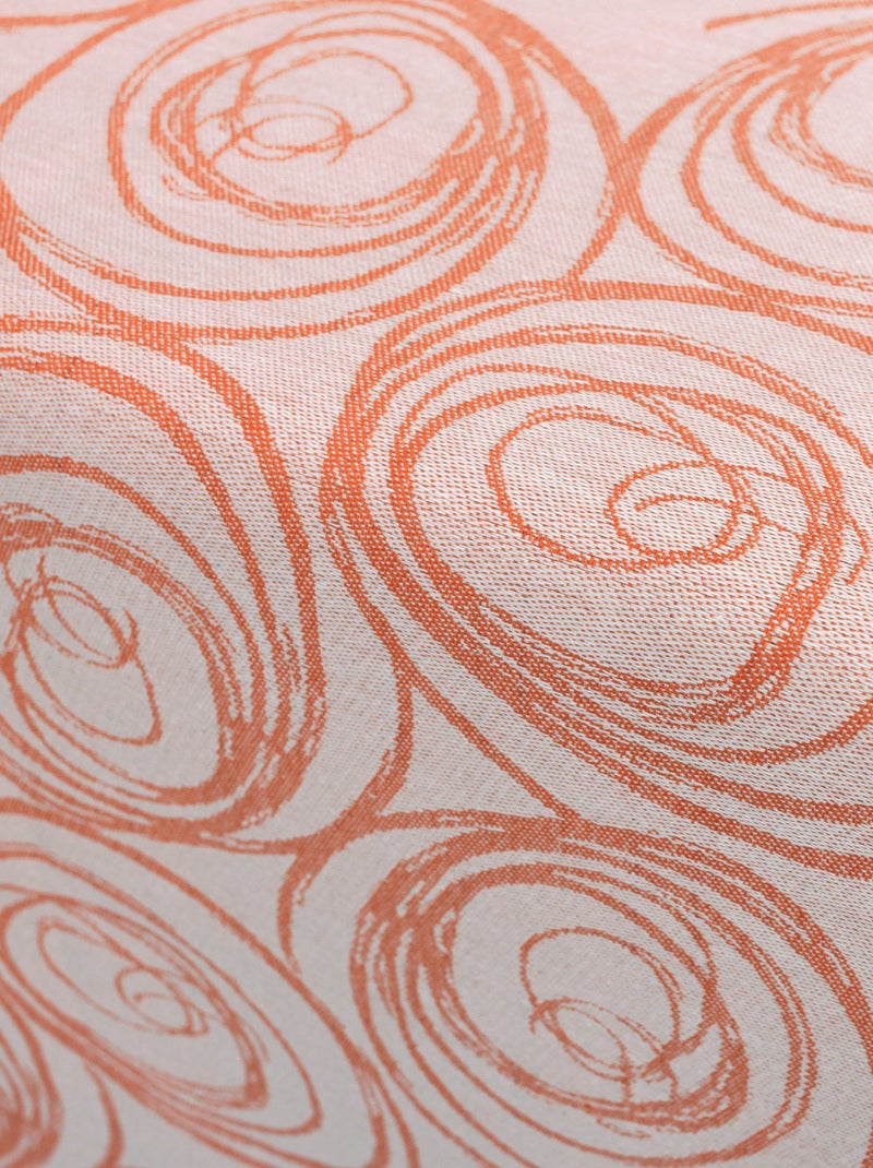 Chemin de table SPIRALE Jacquard Orange - Kiabi