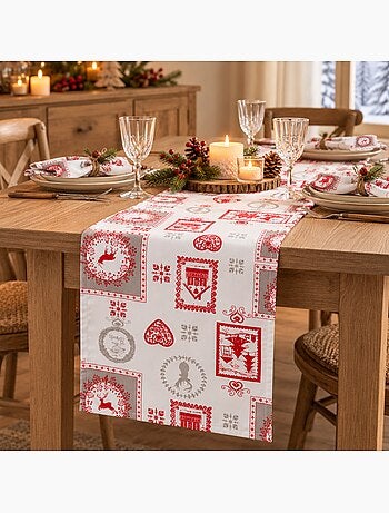 Chemin de table winter – esprit chalet montagne