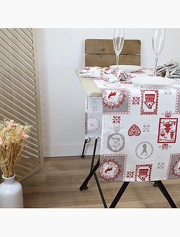 Chemin de table winter – esprit chalet montagne