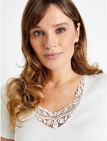 Chemise 10% laine manches courtes