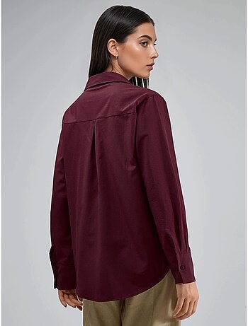 Chemise à boutons, coupe décontractée, col chemise busem