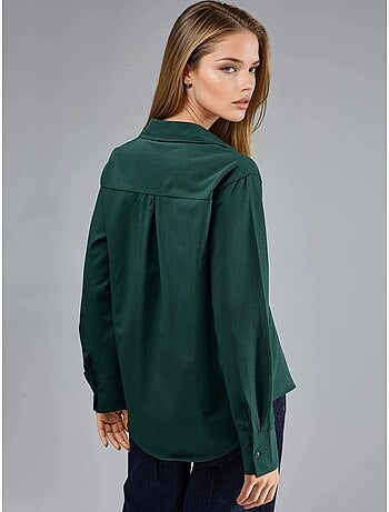 Chemise à boutons, coupe décontractée, col chemise busem