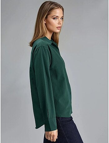 Chemise à boutons, coupe décontractée, col chemise busem