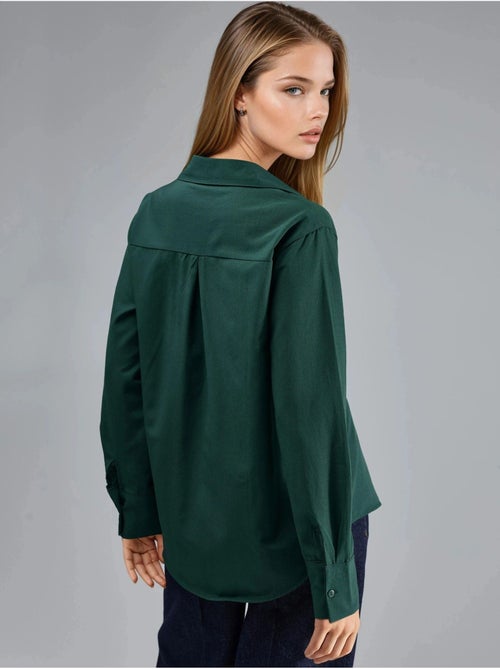 Chemise à boutons, coupe décontractée, col chemise busem - Kiabi