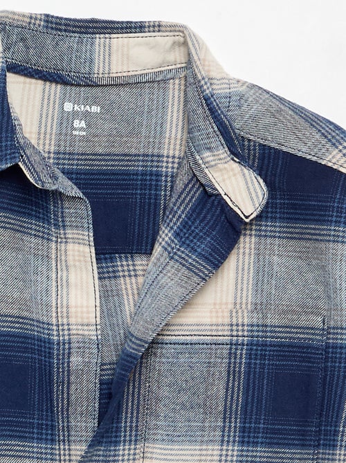 Chemise à carreaux - collection facile à enfiler - Kiabi