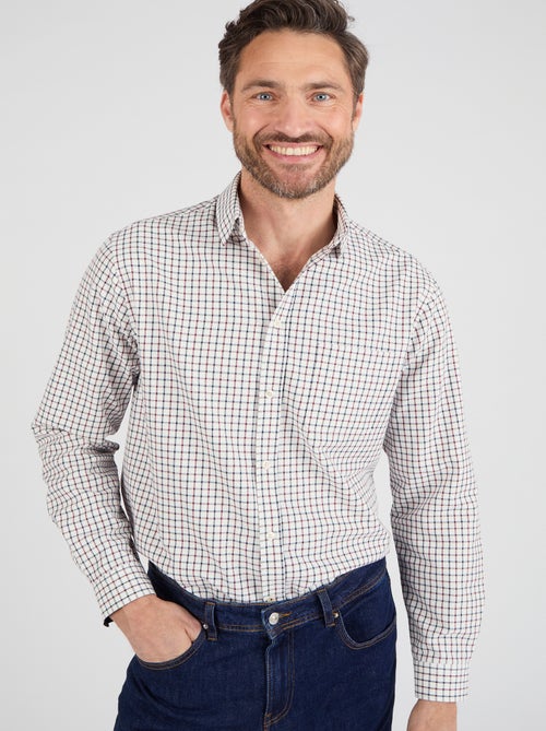 Chemise à carreaux - Damart - Kiabi