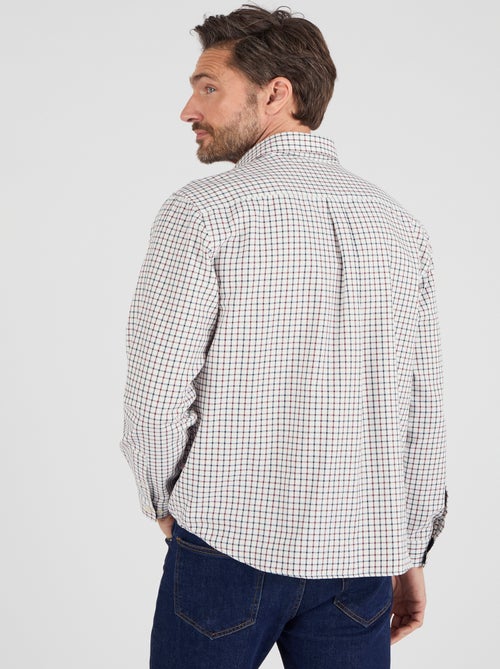Chemise à carreaux - Damart - Kiabi