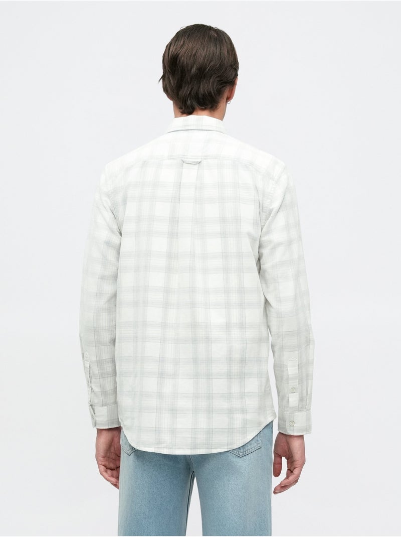 Chemise à carreaux - Tommy jeans Blanc - Kiabi