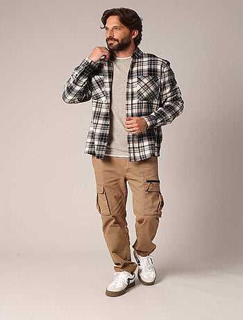 Chemise à carreaux 100 % coton 'Deeluxe'