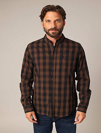 Chemise à carreaux 100 % coton 'Deeluxe'