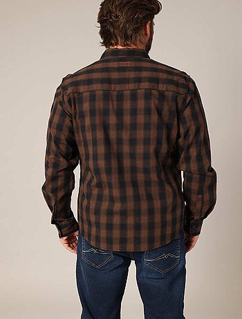 Chemise à carreaux 100 % coton 'Deeluxe'