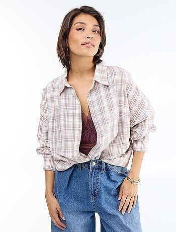 Chemise à carreaux