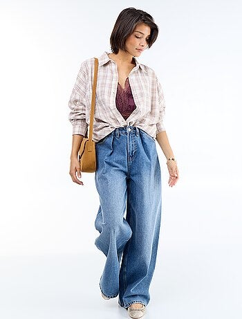 Chemise à carreaux