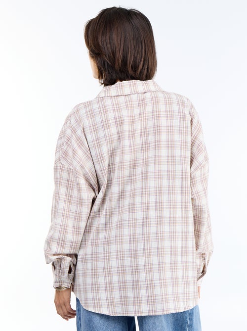 Chemise à carreaux - Kiabi