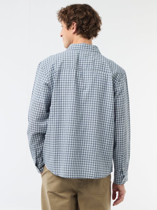 Chemise à carreaux - Kiabi