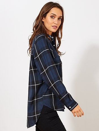 Chemise à carreaux - Kiabi