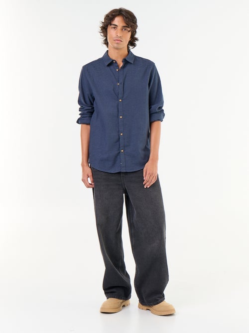 Chemise à carreaux - Kiabi