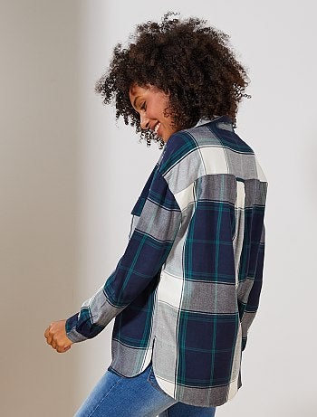 Chemise à carreaux - Kiabi