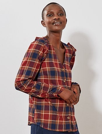 Chemise à carreaux - Kiabi