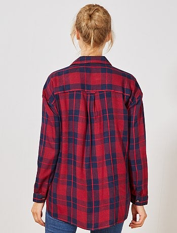 Chemise à carreaux - Kiabi