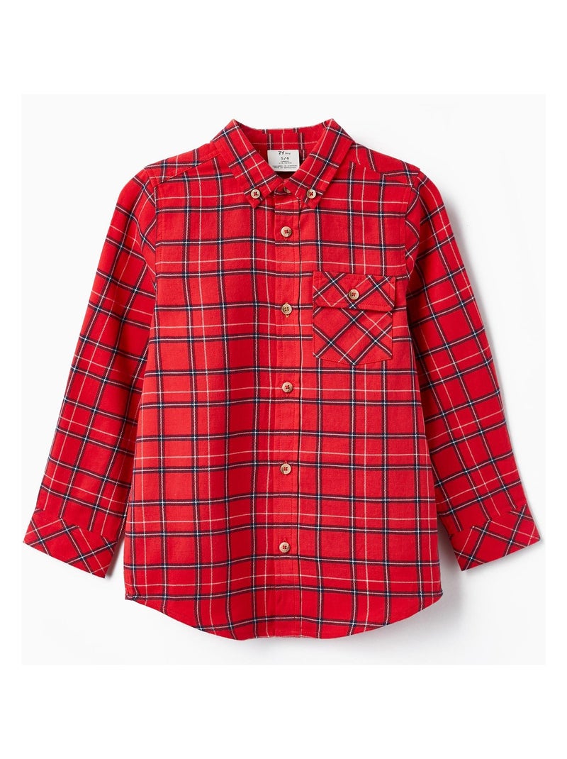 Chemise à Carreaux Manches Longues H&M - Taille Fille 2-3 Ans - Occasion Très Bon état