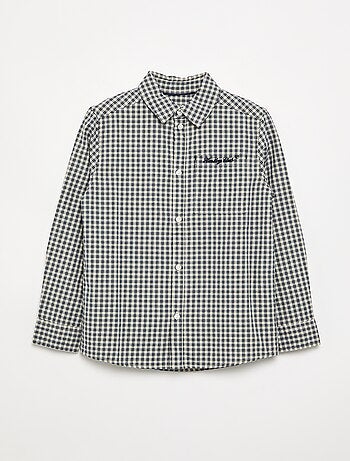 Chemise à carreaux en flanelle