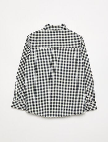 Chemise à carreaux en flanelle