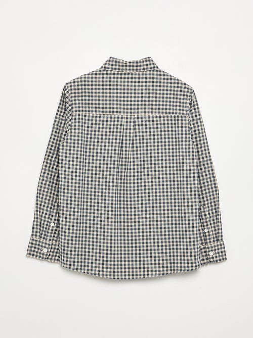 Chemise à carreaux en flanelle - Kiabi