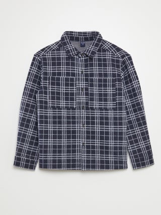 Chemise à carreaux en flanelle