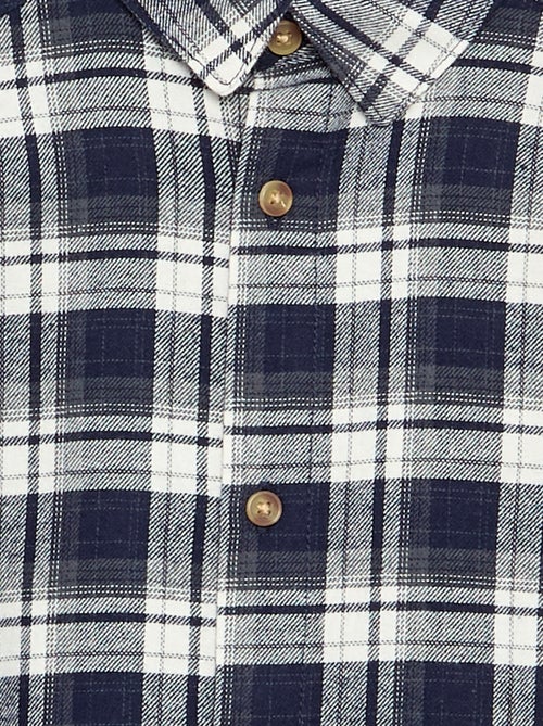 Chemise à carreaux en flanelle - Kiabi Chemise à carreaux en flanelle - Kiabi