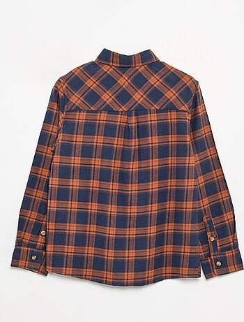 Chemise à carreaux en flanelle