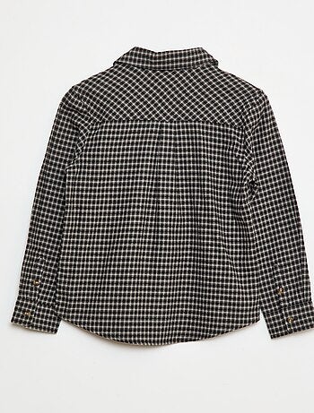 Chemise à carreaux en flanelle