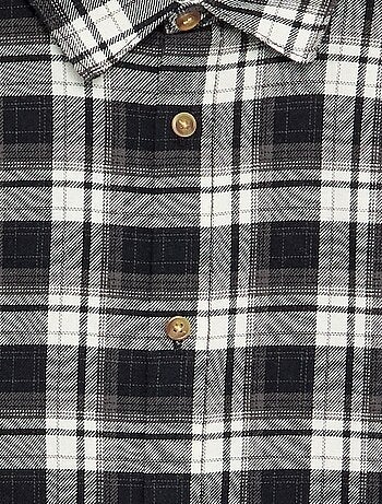 Chemise à carreaux en flanelle