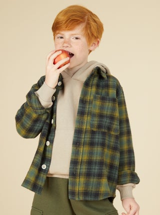 Chemise à carreaux en flanelle