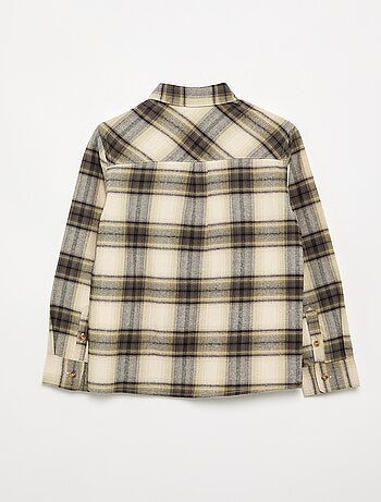 Chemise à carreaux en flanelle