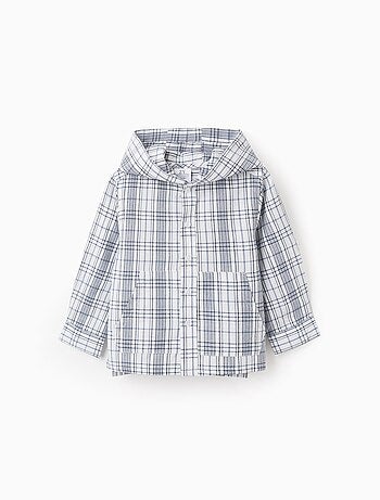 Chemise à Carreaux et Capuche